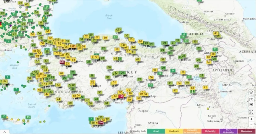 Ordu’nun havası temiz çıktı!