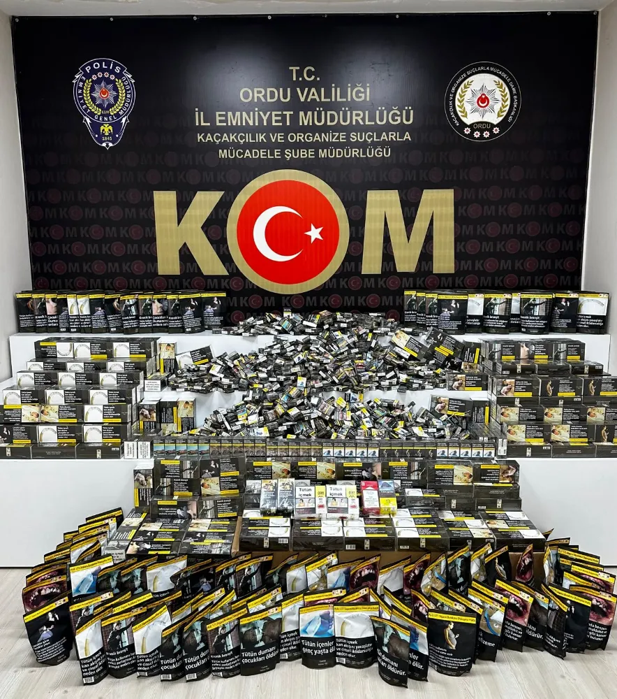 Ordu’da kaçakçılığa göz açtırılmıyor