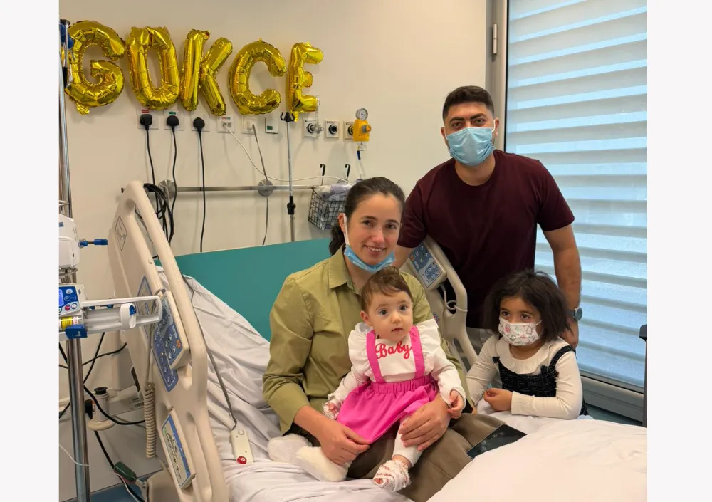 Gökçe bebek ilacını aldı 