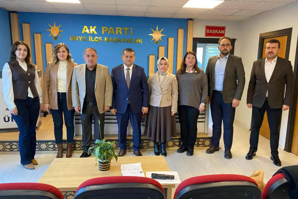 AK Parti Ünye Teşkilatı’ndan ilçede temaslar… 