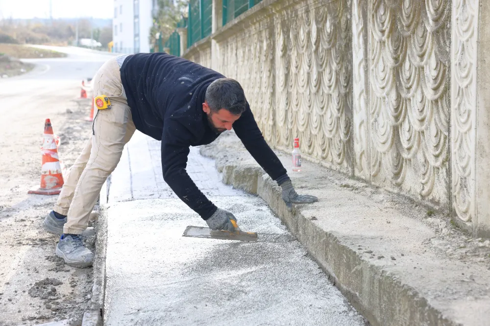 Altınordu’da 2 bin 200 metre uzunluğunda kaldırım hizmette…