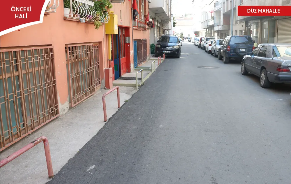 Altınordu’da 2 bin 200 metre uzunluğunda kaldırım hizmette…