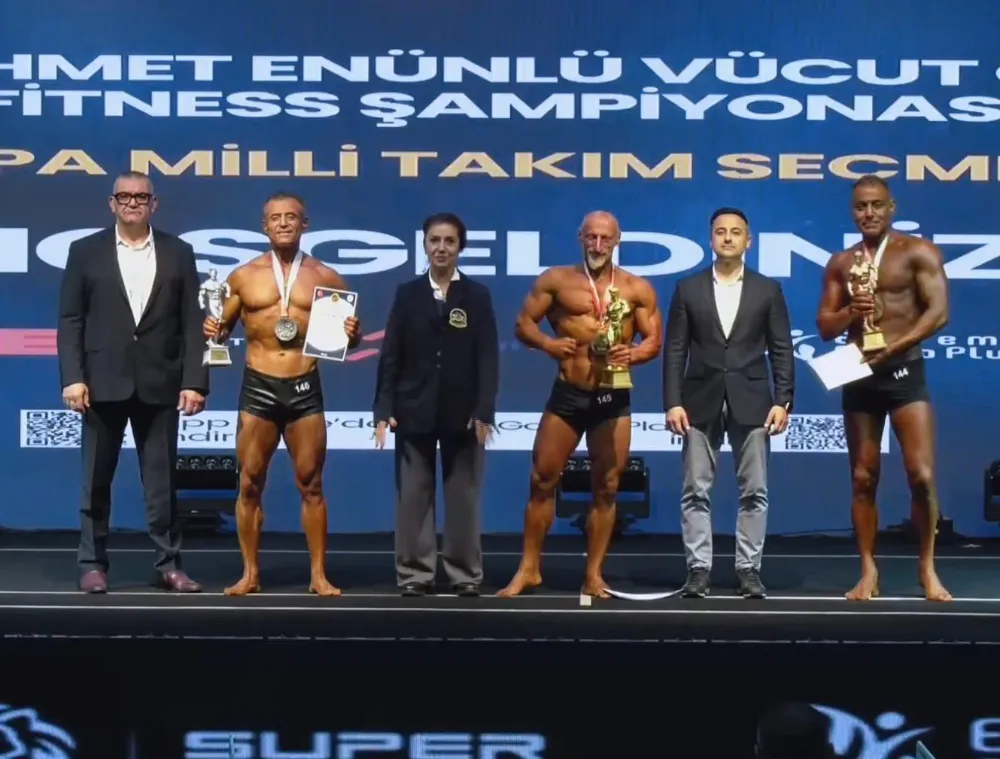 Ordu’nun vücut geliştirme sporcuları madalyayla döndü