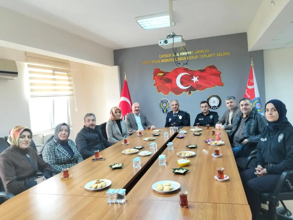 AK Parti Çaybaşı İlçe Teşkilatı’ndan Polis Haftası ziyareti… 