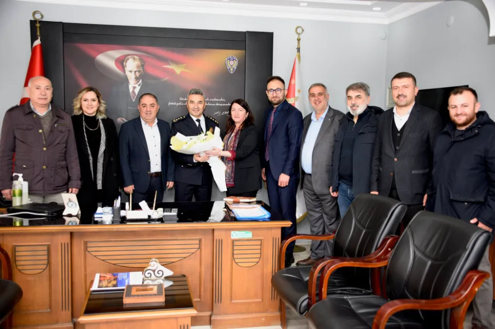 AK Parti heyetinden Polis Haftası ziyareti…