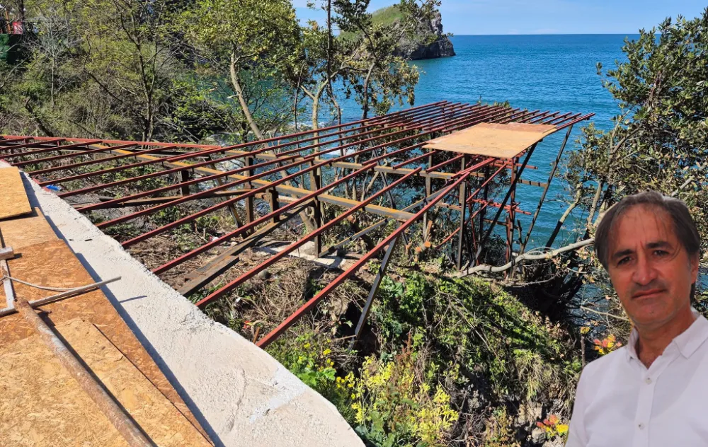Hoynat Adası’ndaki beton direğe tepki!