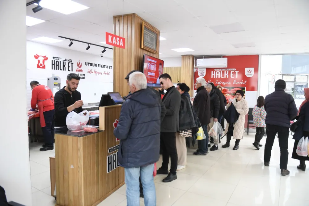 Halk Et’te 1 ayda 15 ton et satıldı 