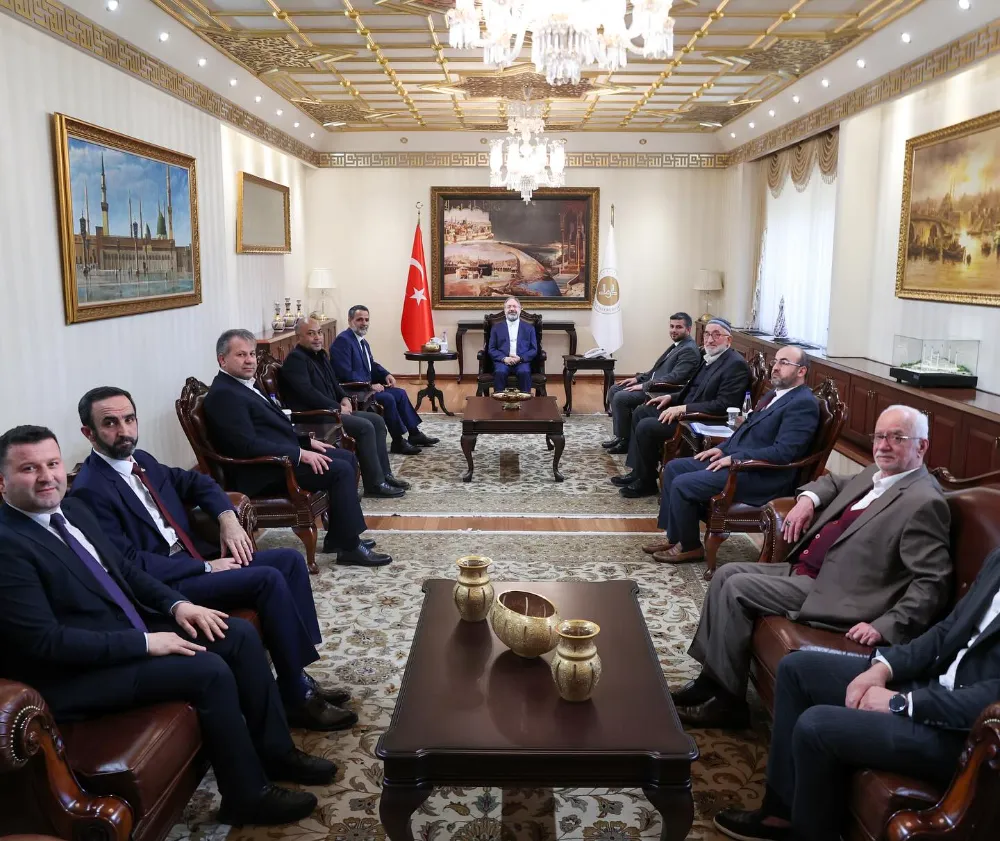 Çaybaşı heyeti Ali Erbaş’tan destek istedi!