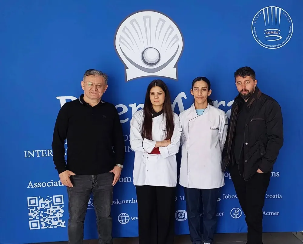 Ünye Kız Meslek öğrencilerinden Hırvatistan’da Uluslararası Gastronomi başarısı… 