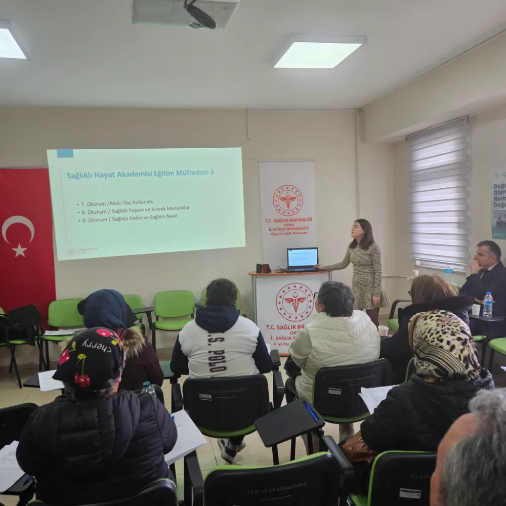 Ünye’de “Sağlıklı Hayat Akademisi” eğitimleri başladı