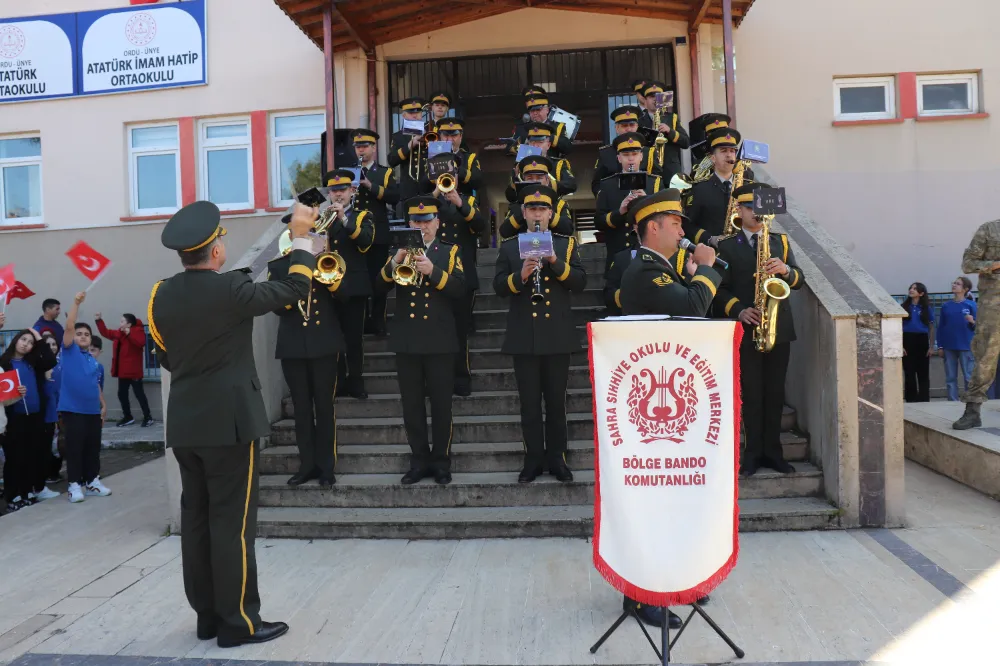 Ünye, 105 Bando konserinden birine ev sahipliği yaptı…  