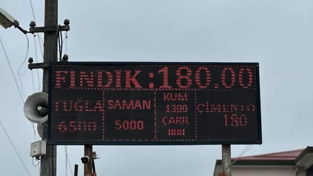 Kabuklu fındık 180 TL’yi gördü!