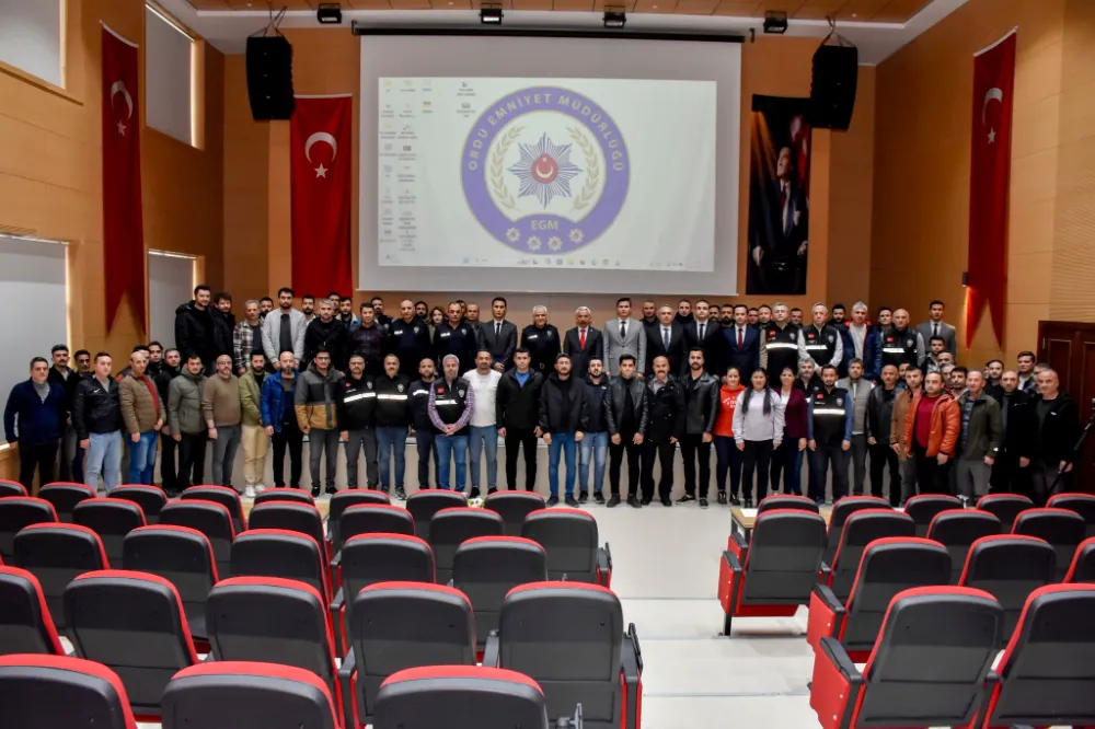 Ordu Emniyeti’ne olay yeri inceleme eğitimi… 