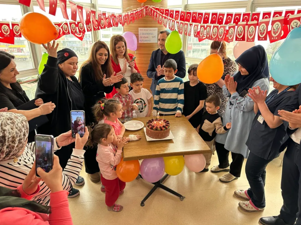 Ünye Devlet Hastanesi’nde tedavi gören çocuklar unutulmadı!