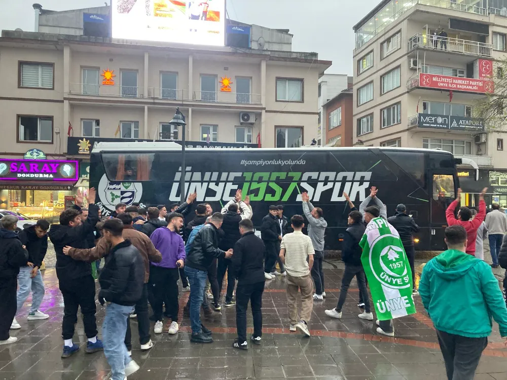 Ünye 1957 Spor’a coşkulu karşılama!