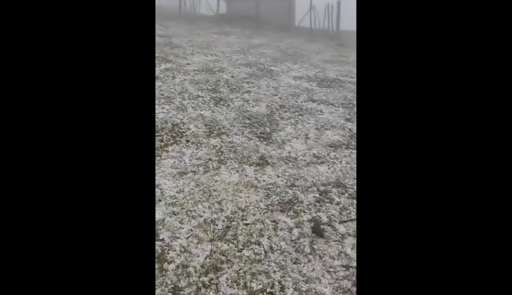 Perşembe Yaylası Beyaza Büründü