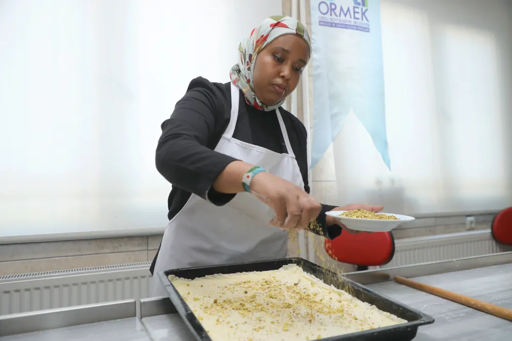 Cibutili Hared, Türk yemeklerini ORMEK’te öğreniyor  