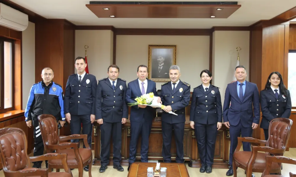 Ünye Emniyeti’nden Kaymakam Işık’a Polis Haftası ziyareti