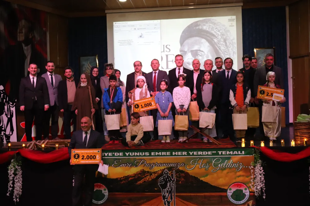 Ünye’de Yunus Emre coşkusuyla 7 Bin 500 öğrenciye ulaşıldı
