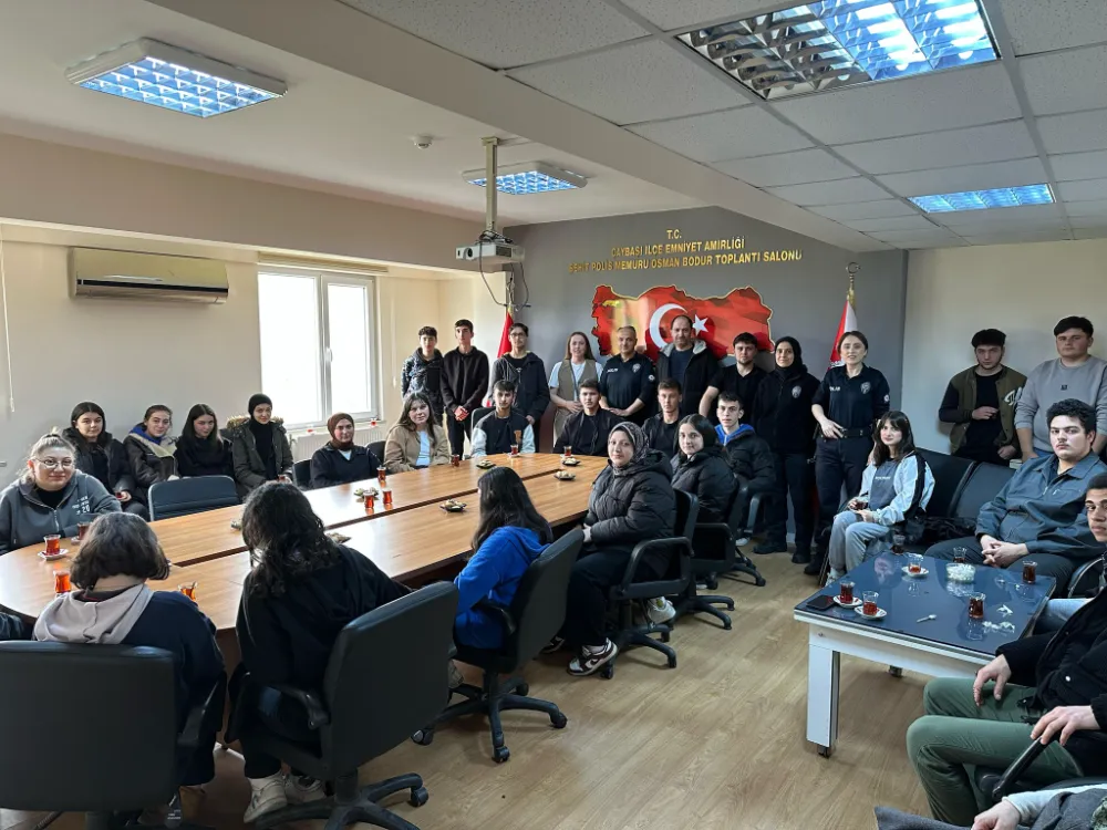 Çaybaşı Polis Teşkilatı, gençleri konuk etti…