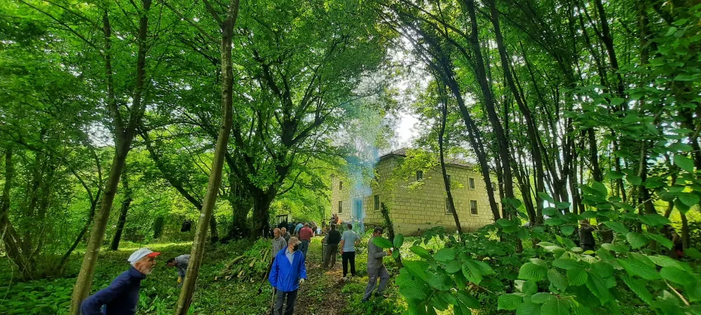 Tarihi camii  imeceyle 50 yıl sonra ibadete açıldı