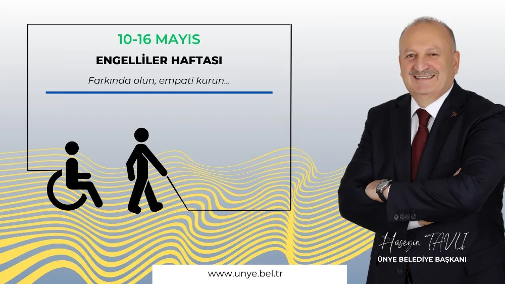 Ünye Belediyesi’nden engelsiz şehir vizyonu!
