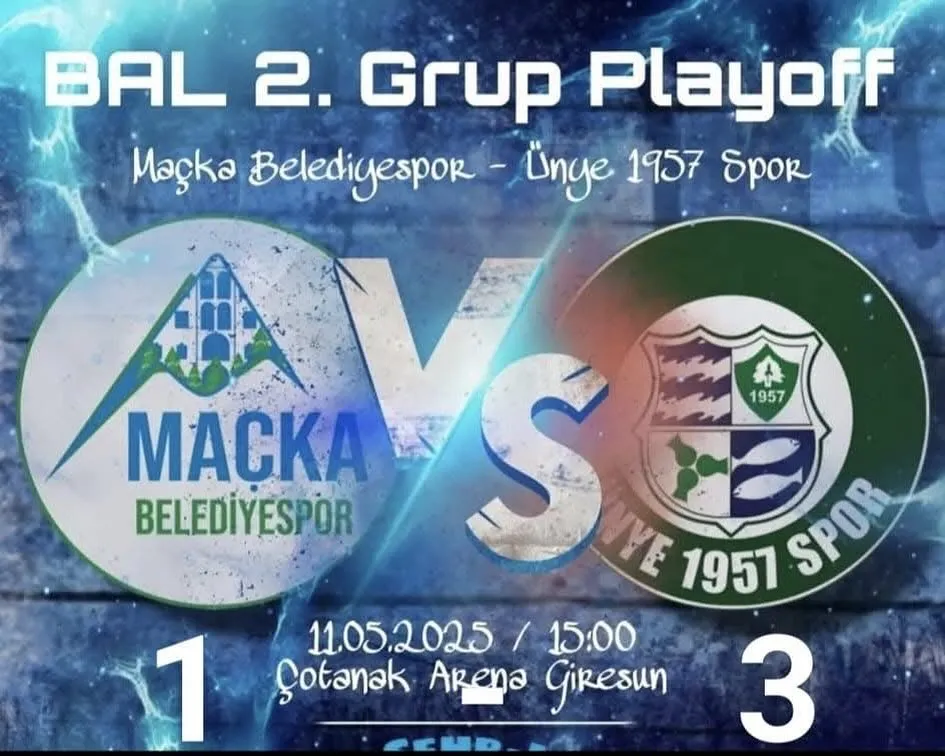 Ünye 1957 Spor, çeyrek finalde…