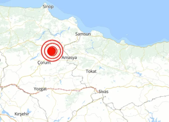 Amasya’da Deprem, Samsun Ve Çorum’dan Da Hissedildi!