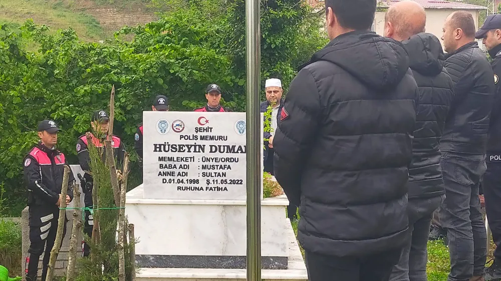 Şehit Polis Hüseyin Duman dualarla anıldı