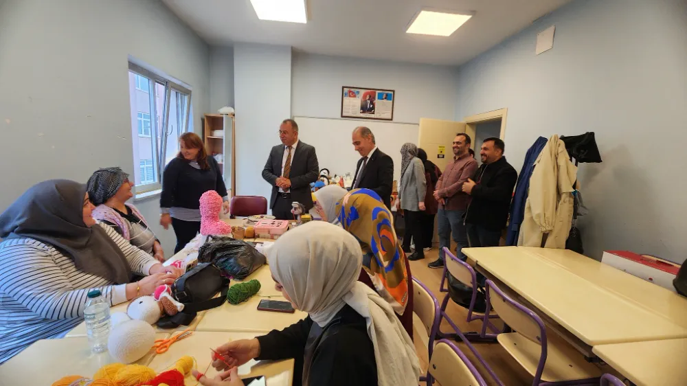 ORMEK kurslarına Müdür Alan’dan ziyaret…