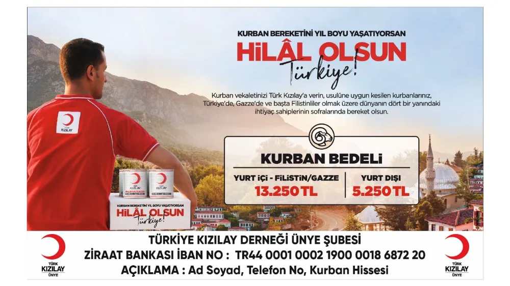Türk Kızılayı’yla kurban bereketi yıl boyu sürecek