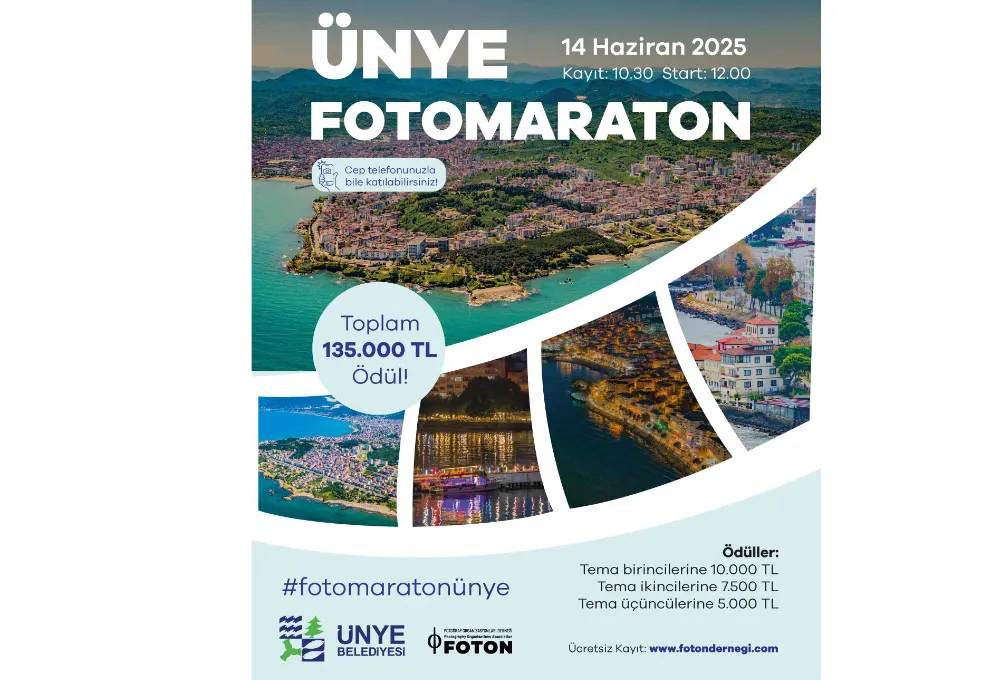 Ünye’de ödüllü Fotoğraf Yarışması