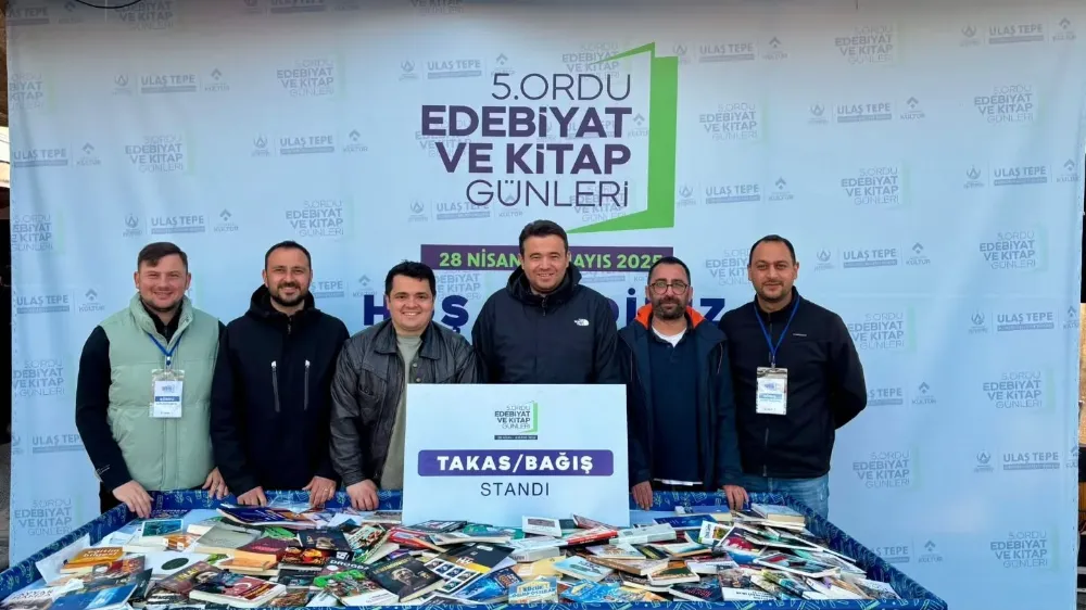 Altınordu Belediyesi’nden Can Altay Kütüphanesi’ne kitap bağışı