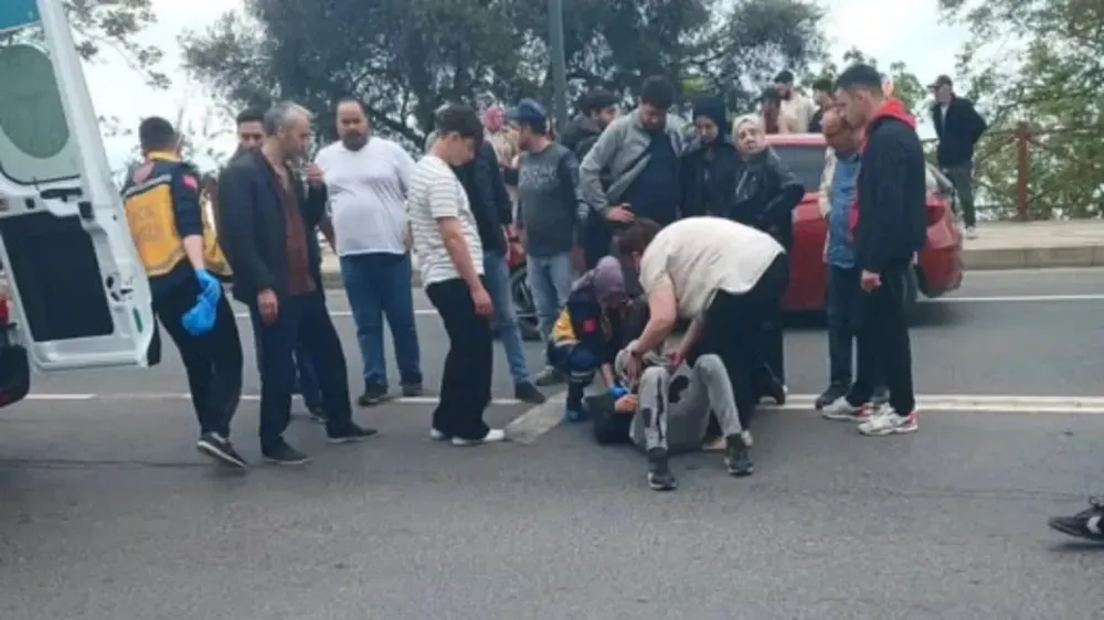 Ünye’de otomobille motosiklet çarpıştı; 1 kişi yaralandı  