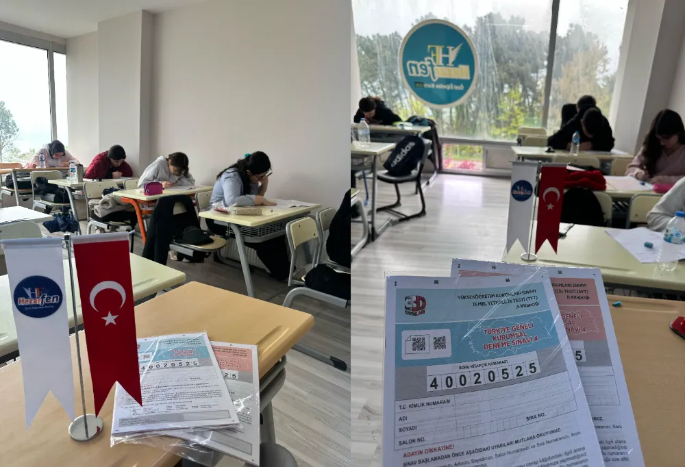 HEZARFEN Özel Öğretim Kursu, deneme sınavlarıyla zirveye taşıyor