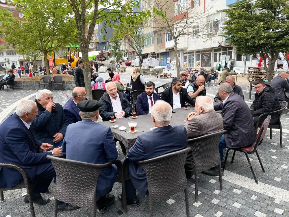 Komşu Belediye Başkanları İlküvez’de esnafla buluştu