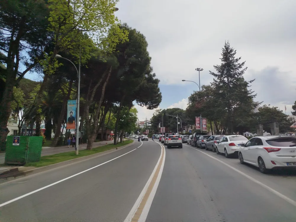 Altınordu ve Ünye sahilinde yol çizgileri yenilendi