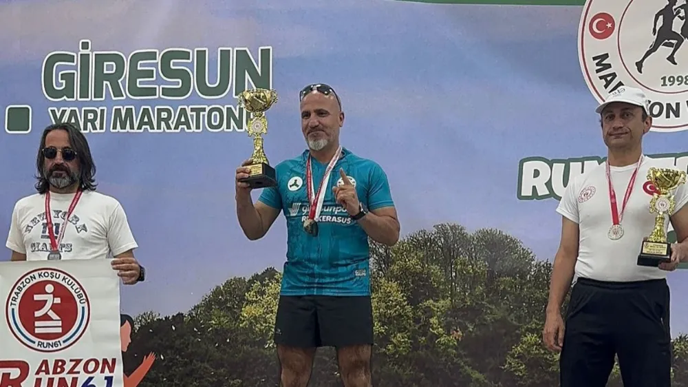 Fatsalı Aydoğan, Giresun Yarı Maratonu’nda birinci oldu