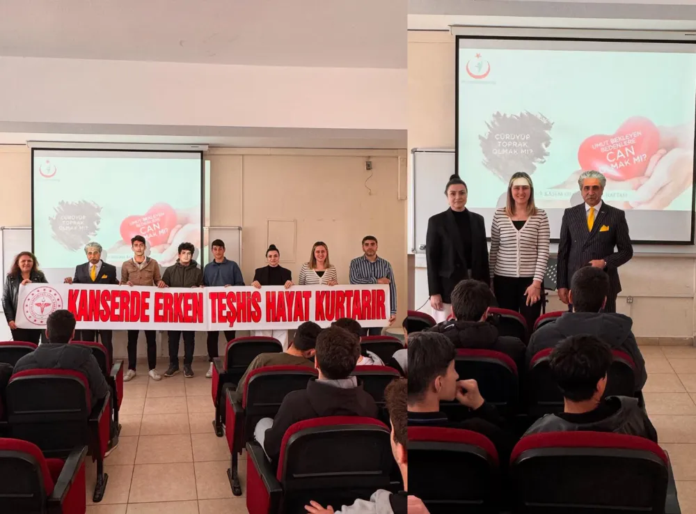 Ünye’de öğrencilere organ bağışı ve çocukluk çağı kanserleri anlatıldı
