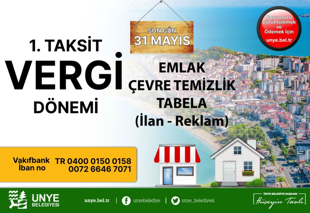 Emlak ve ÇTV’de son gün 31 Mayıs!