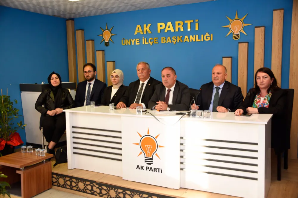 Ünye için istişare yaptılar 