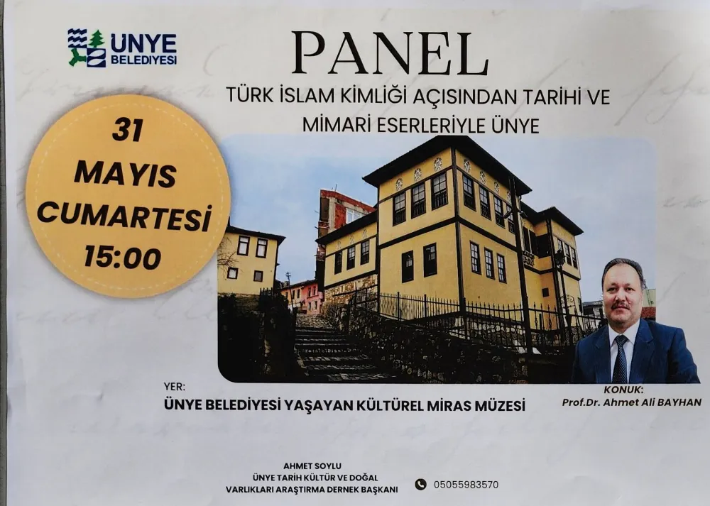 Ünye’de “Türk İslam Kimliği ve Mimari” paneli…