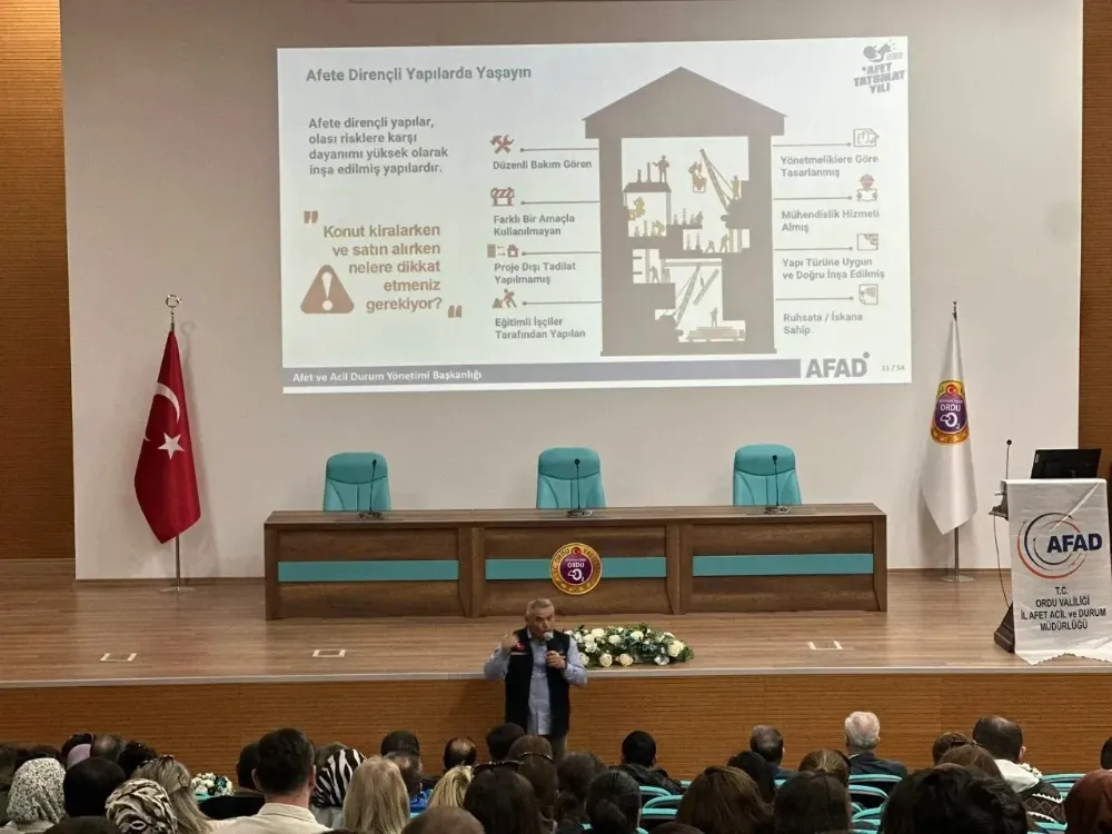 AFAD’dan  Gençlik ve Spor Müdürlüğü personeline eğitim!