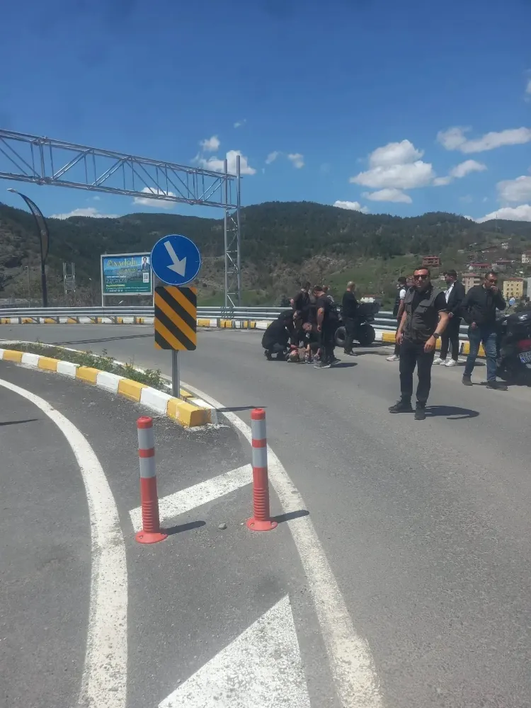 ATV kazasında sürücü yaralandı  