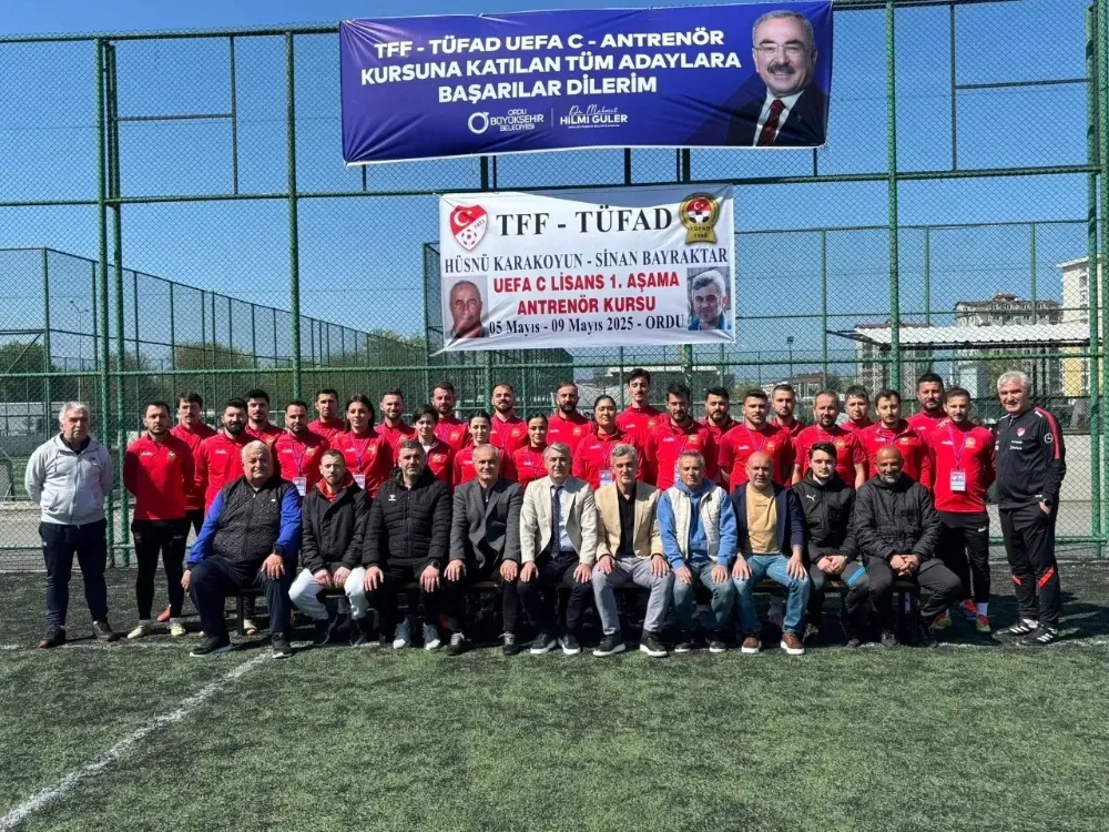 Ordu’da UEFA C Lisans Antrenör Kursu start aldı