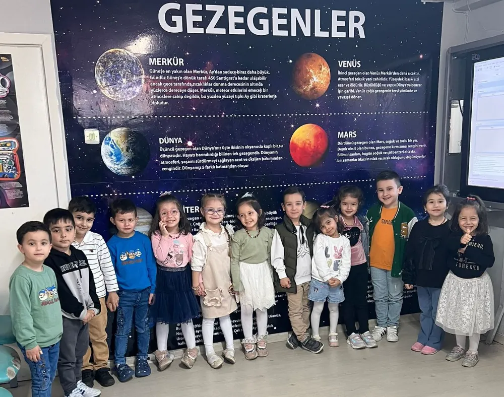 Minik Kur’an Kursu öğrencileri uzayın sırlarını keşfetti
