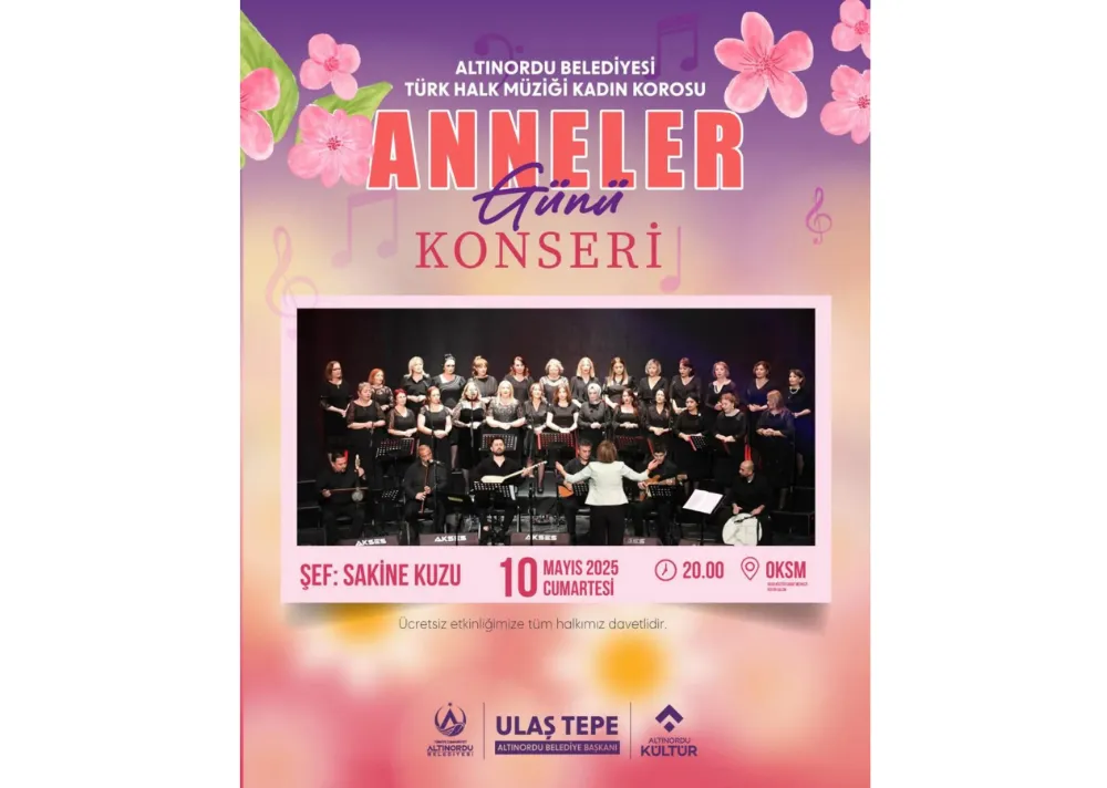 Altınordu’da Anneler Günü’ne Türkü Şöleni