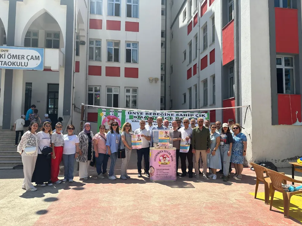 Gökçe bebek için TOKİ Ömer Çam İlkokulu’nda dayanışma kermesi