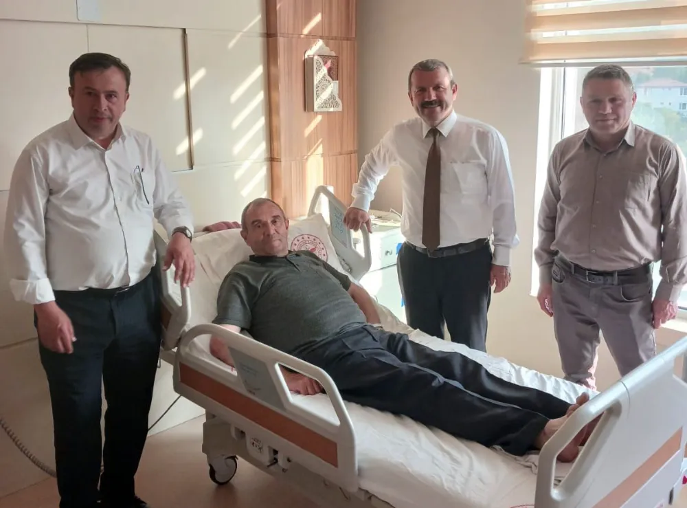 Seyfettin Küçük’e geçmiş olsun ziyareti