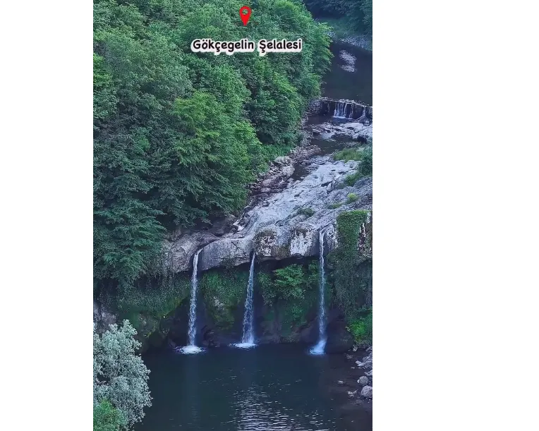 Gökçegelin Şelalesi doğaseverleri büyülüyor…